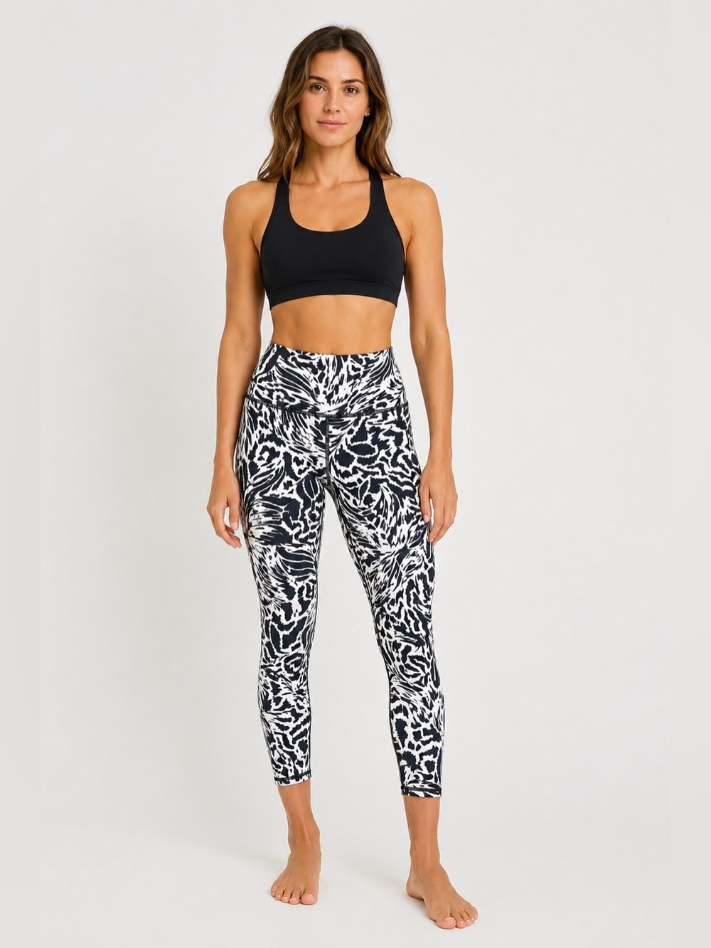 OFFLINE by Aerie GOALS Abstract Print 7/8 Leggings Size XS